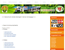 Tablet Screenshot of keralasamajamvienna.at